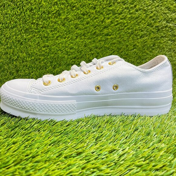 Converse Chuck Taylor All Star Lift Womens Size 9.5 White Athletic Shoes Sneaker - Picture 2 of 10